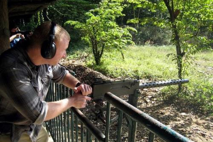 Experience Shooting Real Guns In Cu Chi Tunnels, Vietnam